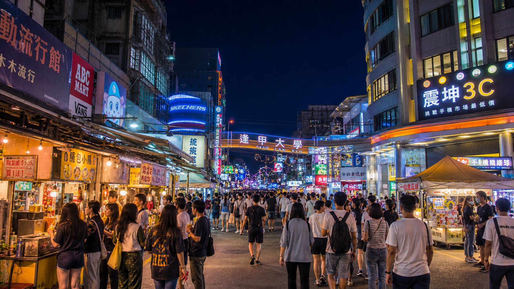 逢甲夜市周邊生活完整指南｜交通、採買、租屋全攻略
