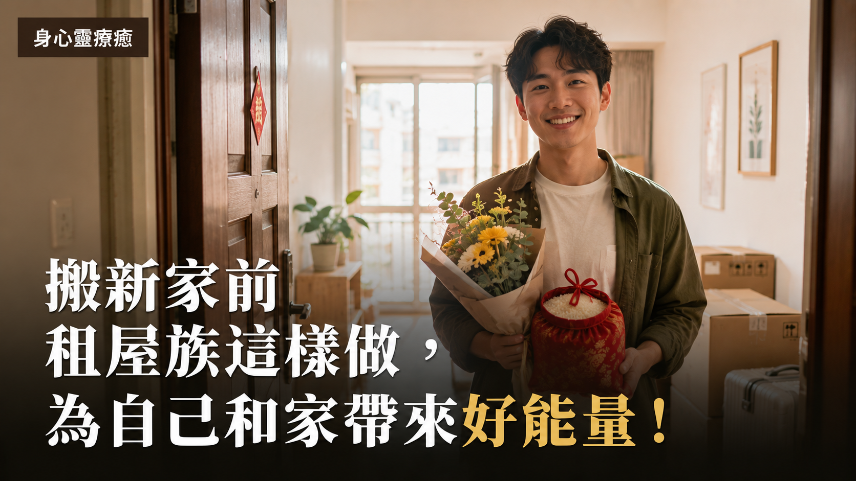 搬新家前，台中租屋族這樣做：            一個小儀式讓空間充滿好能量