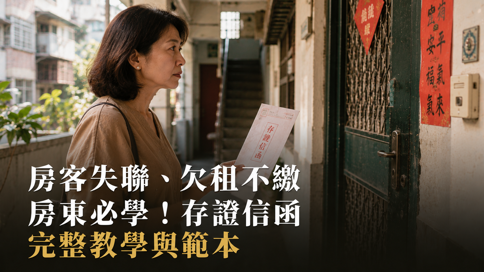 房客突然不繳租？其實前面早就出現3個危險訊號